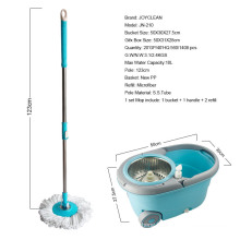 Joyclean New Spin Mop Bucket with 2 Wheels and Separable Basket